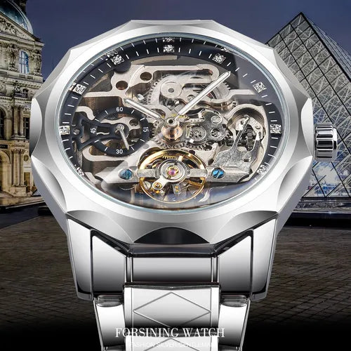 RELOJ FORSINING DIAMOND SKELETON AUTOMÁTICO - P