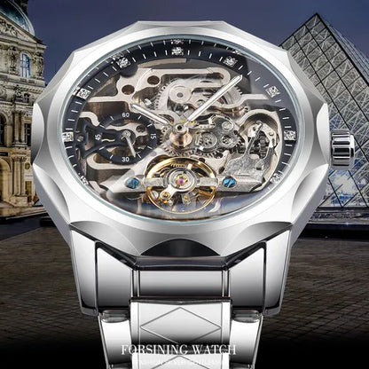 RELOJ FORSINING DIAMOND SKELETON AUTOMÁTICO - P
